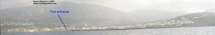 Kasos Harbour Kasos Port Phry  Dodekanes Yachtcharter Segeln Griechenland