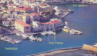 Kreta Chania Yachtclub Charter Segeln Kreta