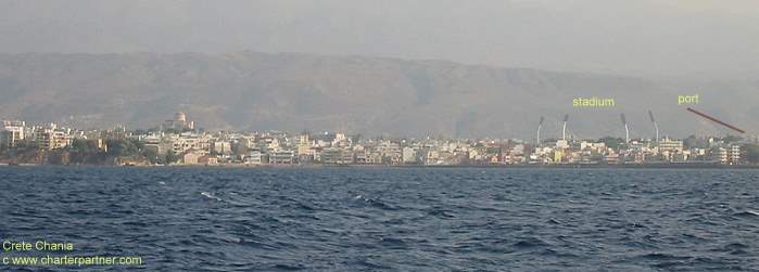 Chania Seaside Kreta Charter Yacht segeln
