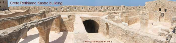 Rethimno Kreta Fortezza resaturiertes Gebäude