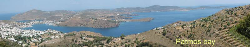 Patmos hat eine Vielzahl sehr schner Buchten fr Segelyachten erreichbar