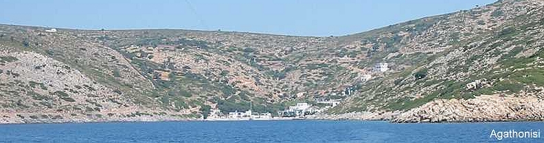 Agathonisi Dodekanes Ansteuerung des Hafens von Sden mit der Segelyacht