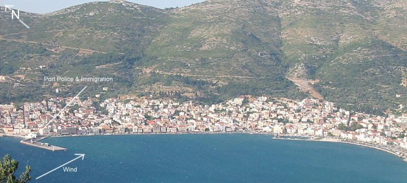 Hafen von Samos City an der Nordostküste von Samos